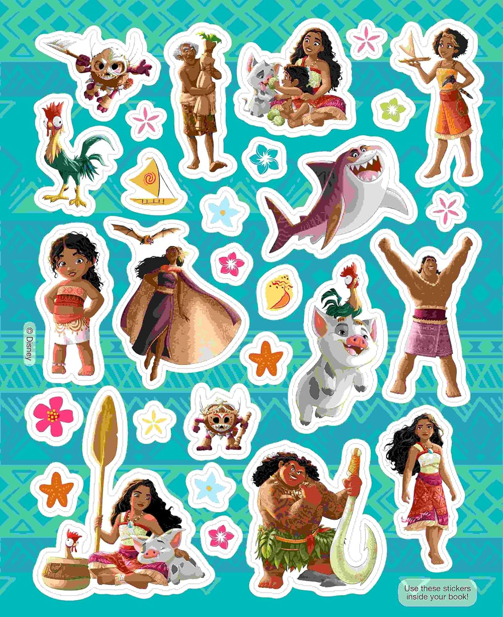 Disney Moana 3D Stickers & Activity