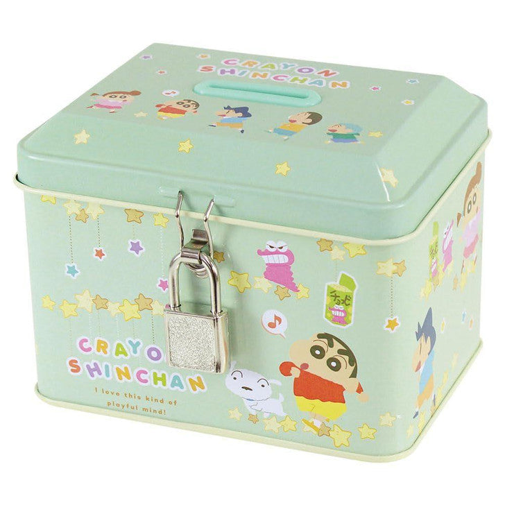 Crayon Shinchan Metal Tin Coin Bank