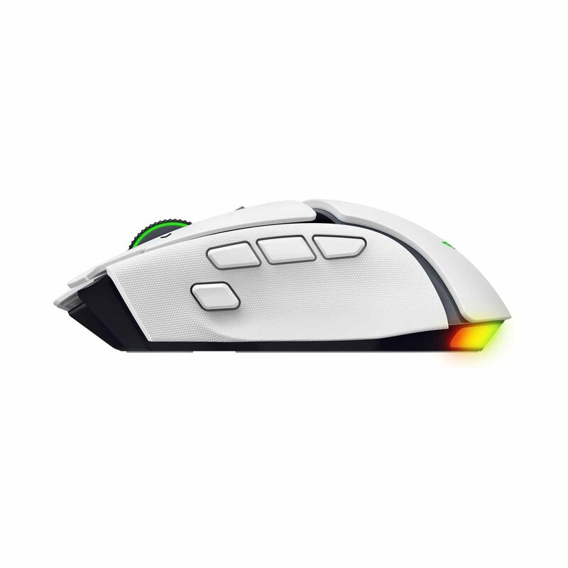 Razer Basilisk V4 Pro Fully Customizable Wireless Ergonomic Gaming Mouse - White