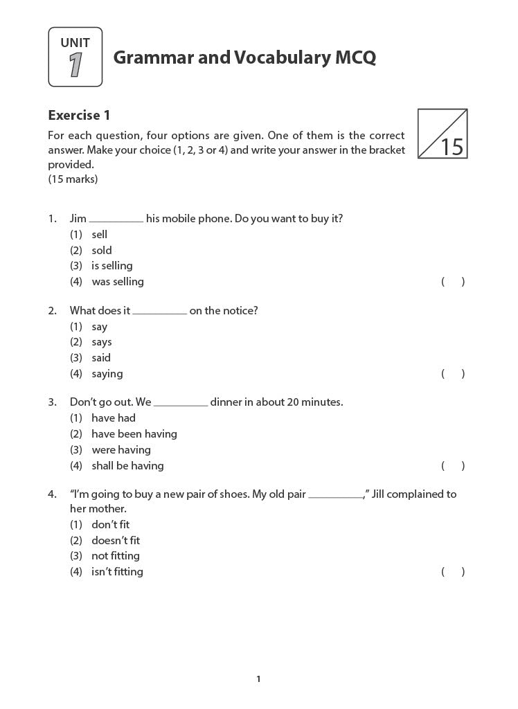 Primary 5 ENG PRACTICE IN LANGUAGE USE