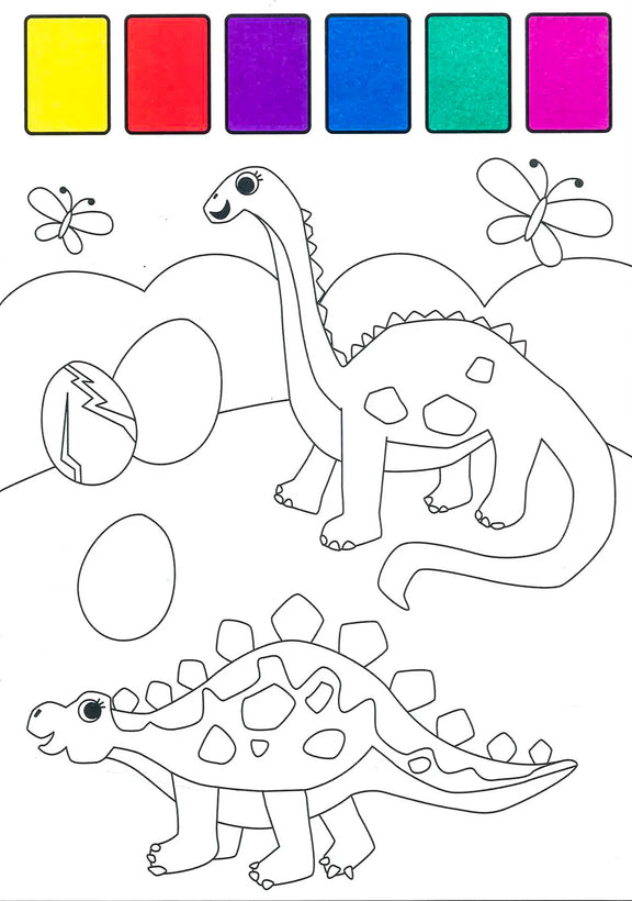 Magic Water Book: Dino Roar