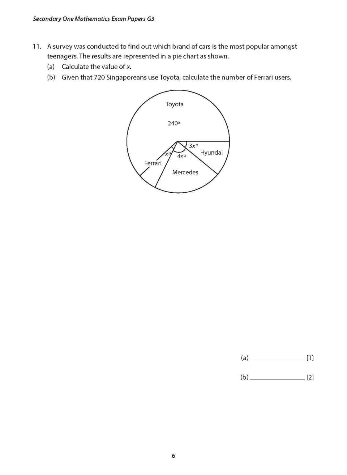 Secondary 1 Mathematics Exam Papers for G3 Second Edition