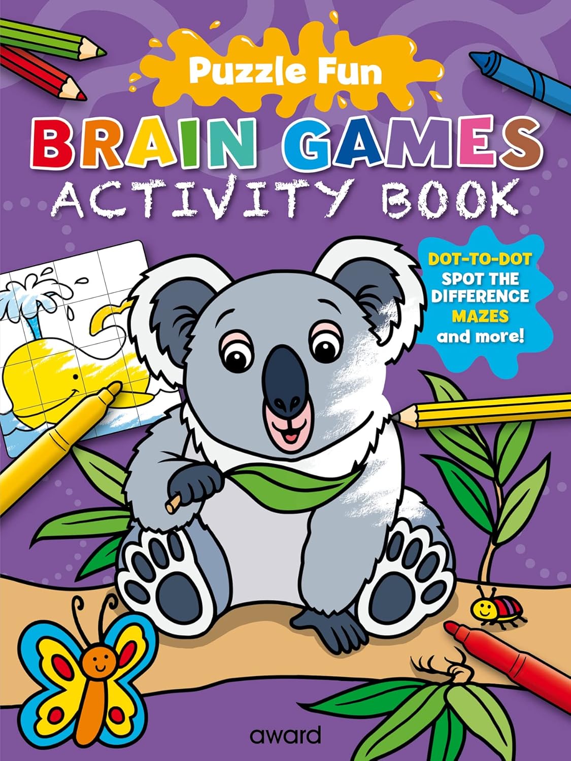 Puzzle Fun Brain Games: Koala (Activity Book)