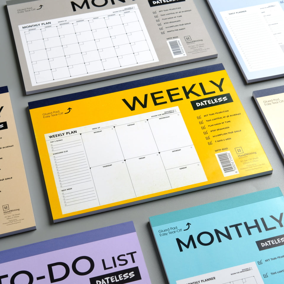 Hw Planner Pad (monthly) B5/80 Mptp-b550