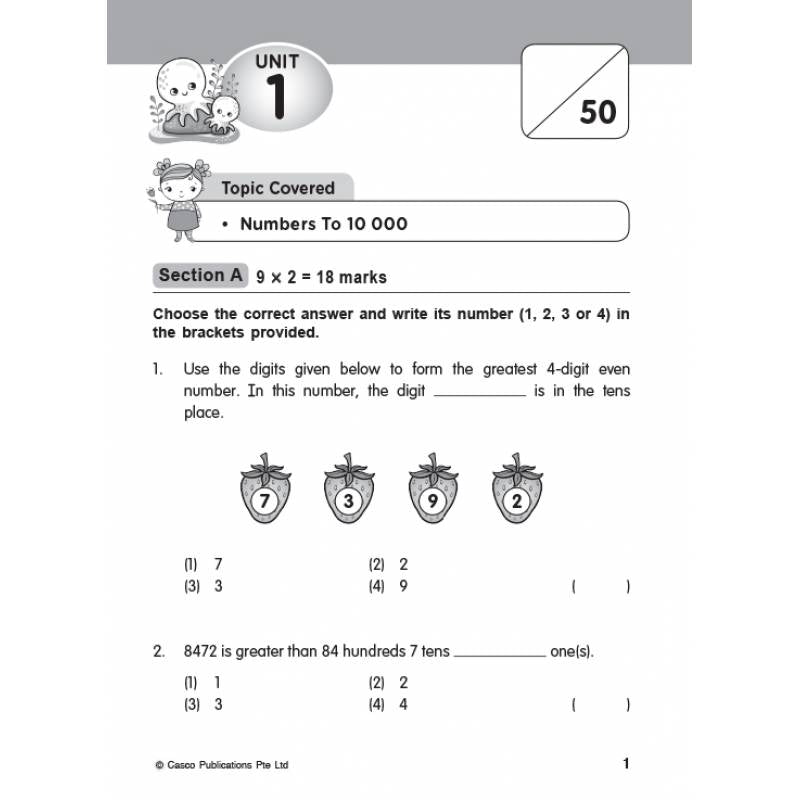 Primary 3 IQ Mathematics 