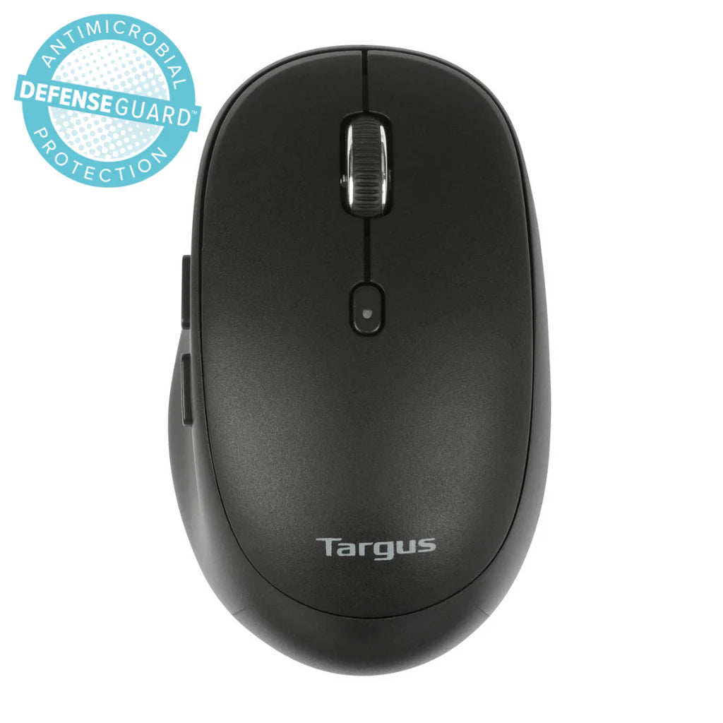 Targus Midsize Comfort Multi-Device Antimicrobial Wireless Mouse (Black) 