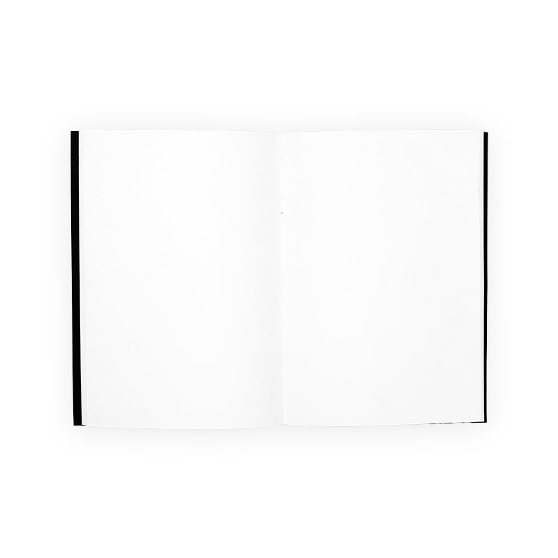 FALCON A5 SIMPLY BLACK BOOK  BLANK