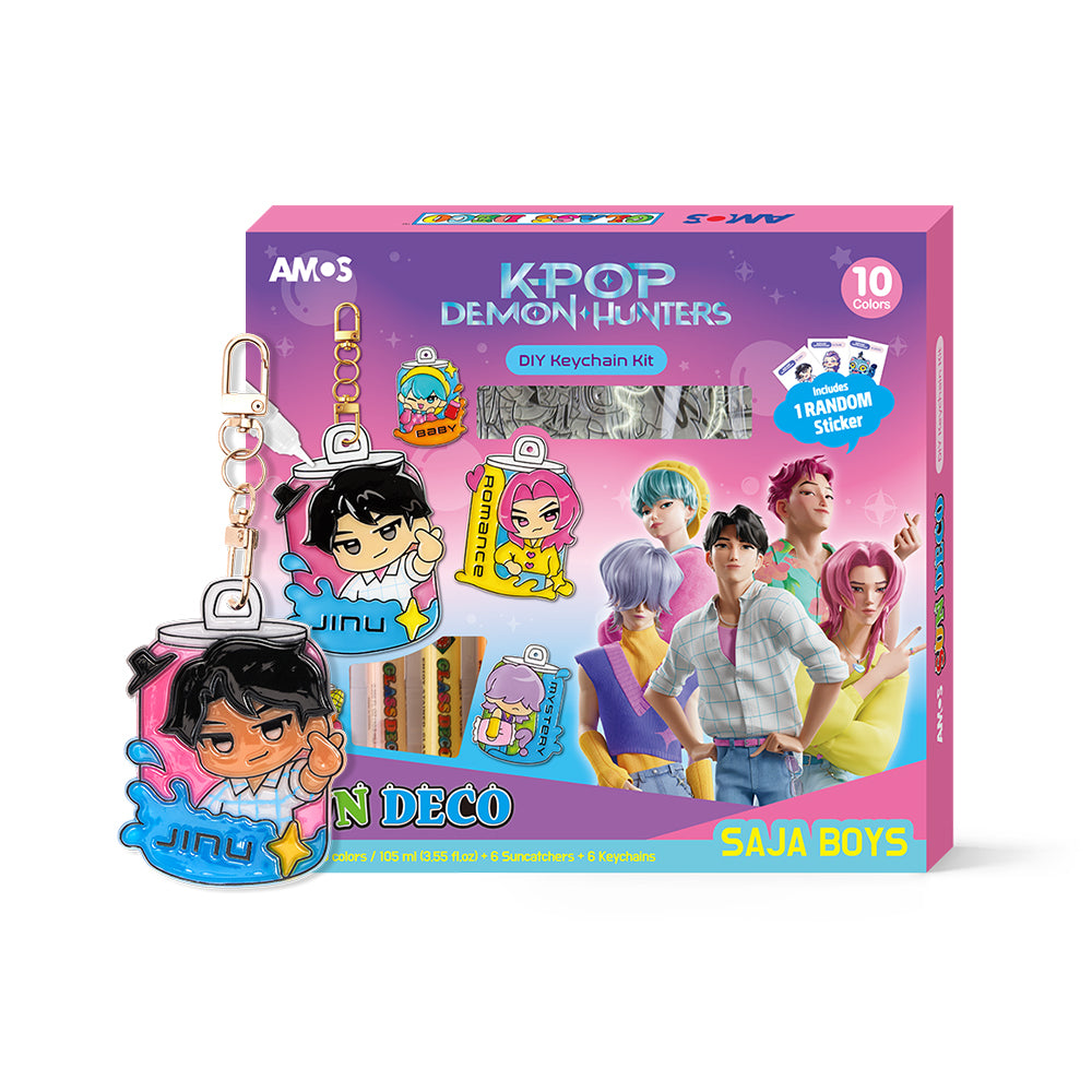 AMOS Glass & Sun Deco Keyring Set – K-POP Demon Hunters KDH-09