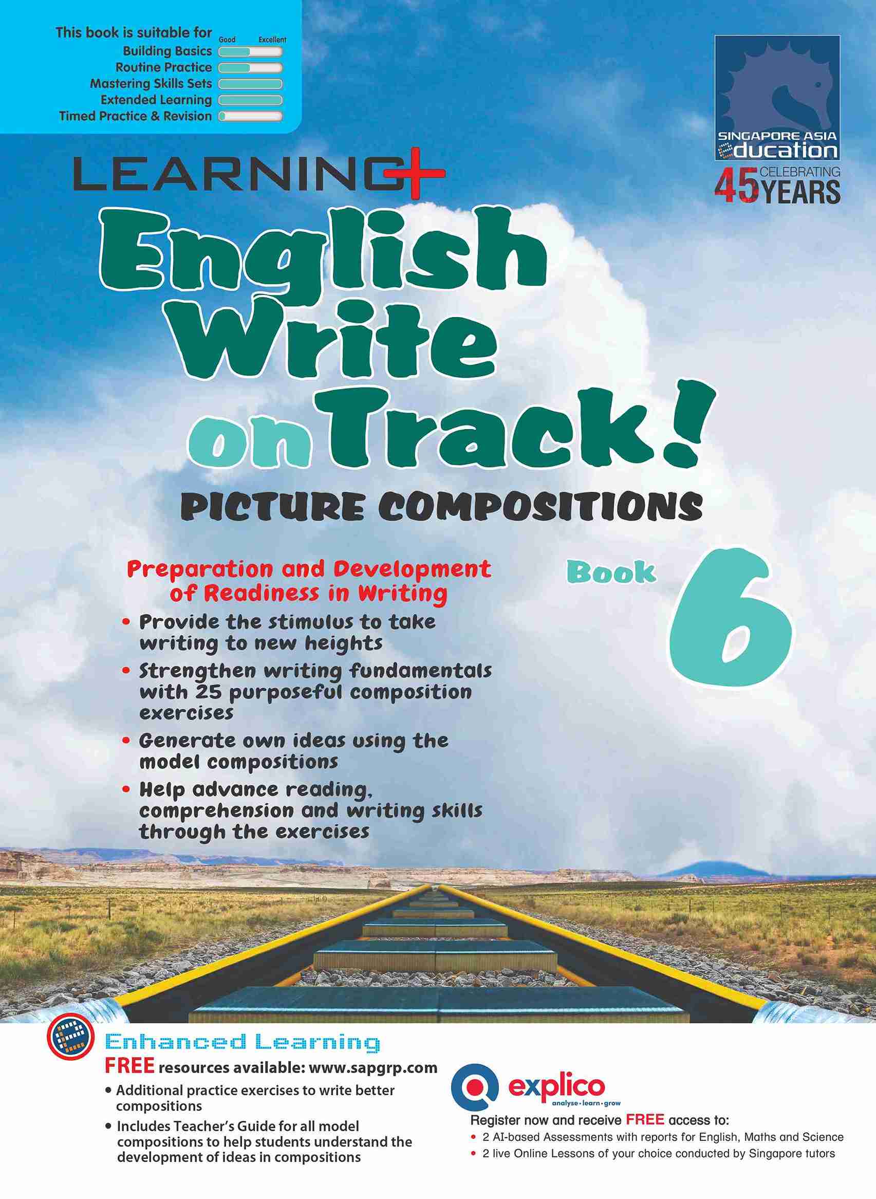 Primary 6 LEARNING+ English Write on Track! PICTURE COMPOSITIONS Book ...
