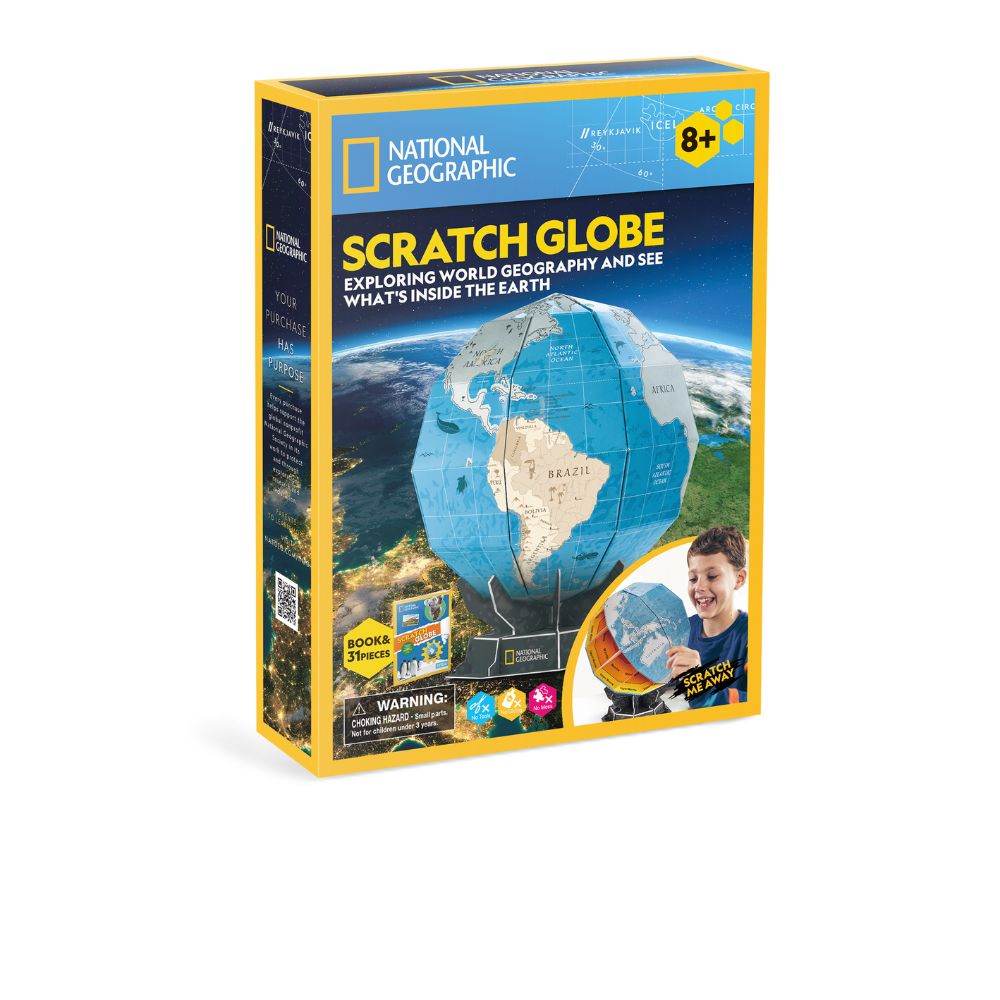 NG 3D PUZZLE SCRATCH GLOBE