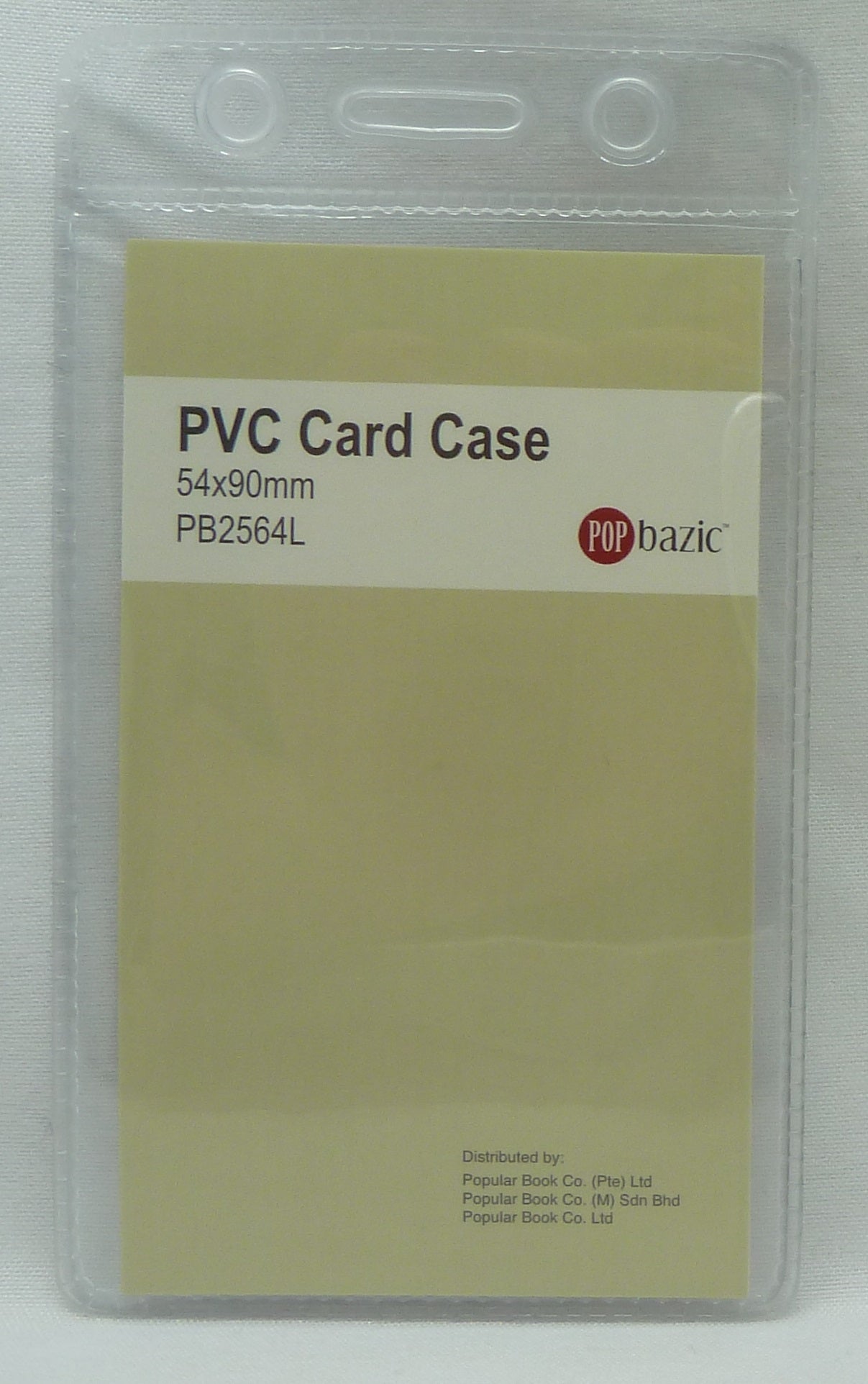 POP BAZIC PVC Card Case 54MM x 90MM (Vertical) 50's