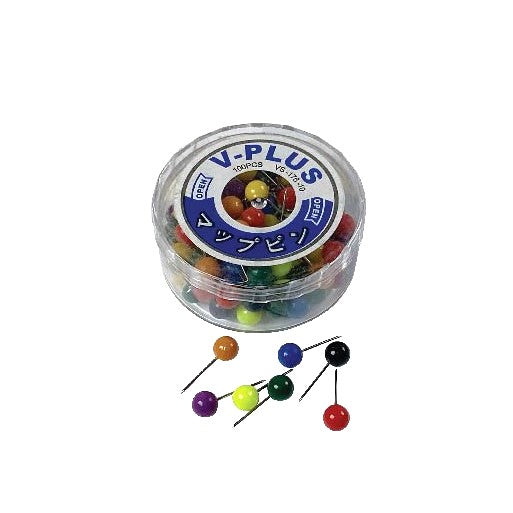 V-plus Map Pin 6mm 100s