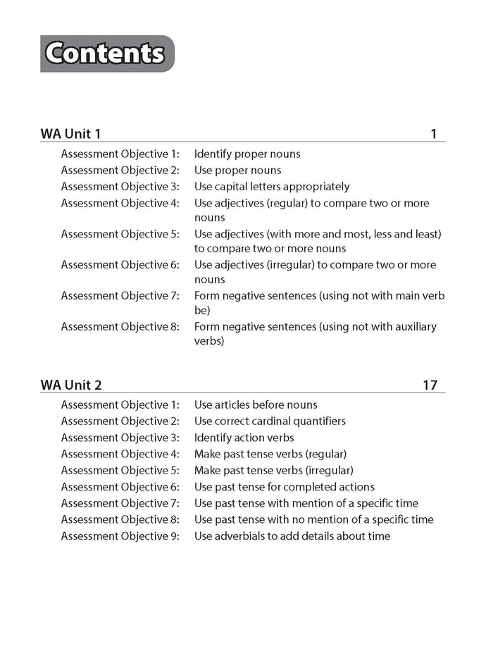 Primary 2A ENG WEIGHTED ASSESSMENTS IN GRAMMAR