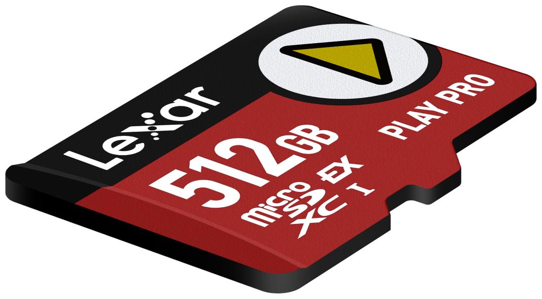 Lexar 512GB PLAY PRO microSDXC Express Card - LMSXPS0512G-BNNNG