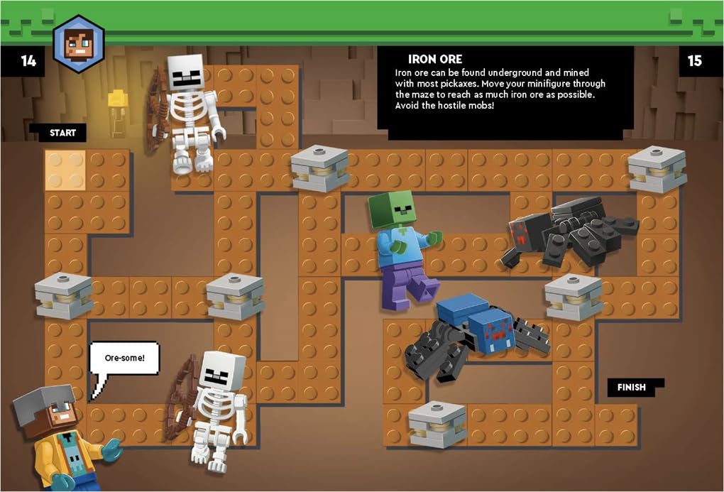 LEGO® Minecraft™: Craft Your Quest – A Choose-Your-Path Experience (Hardcover)