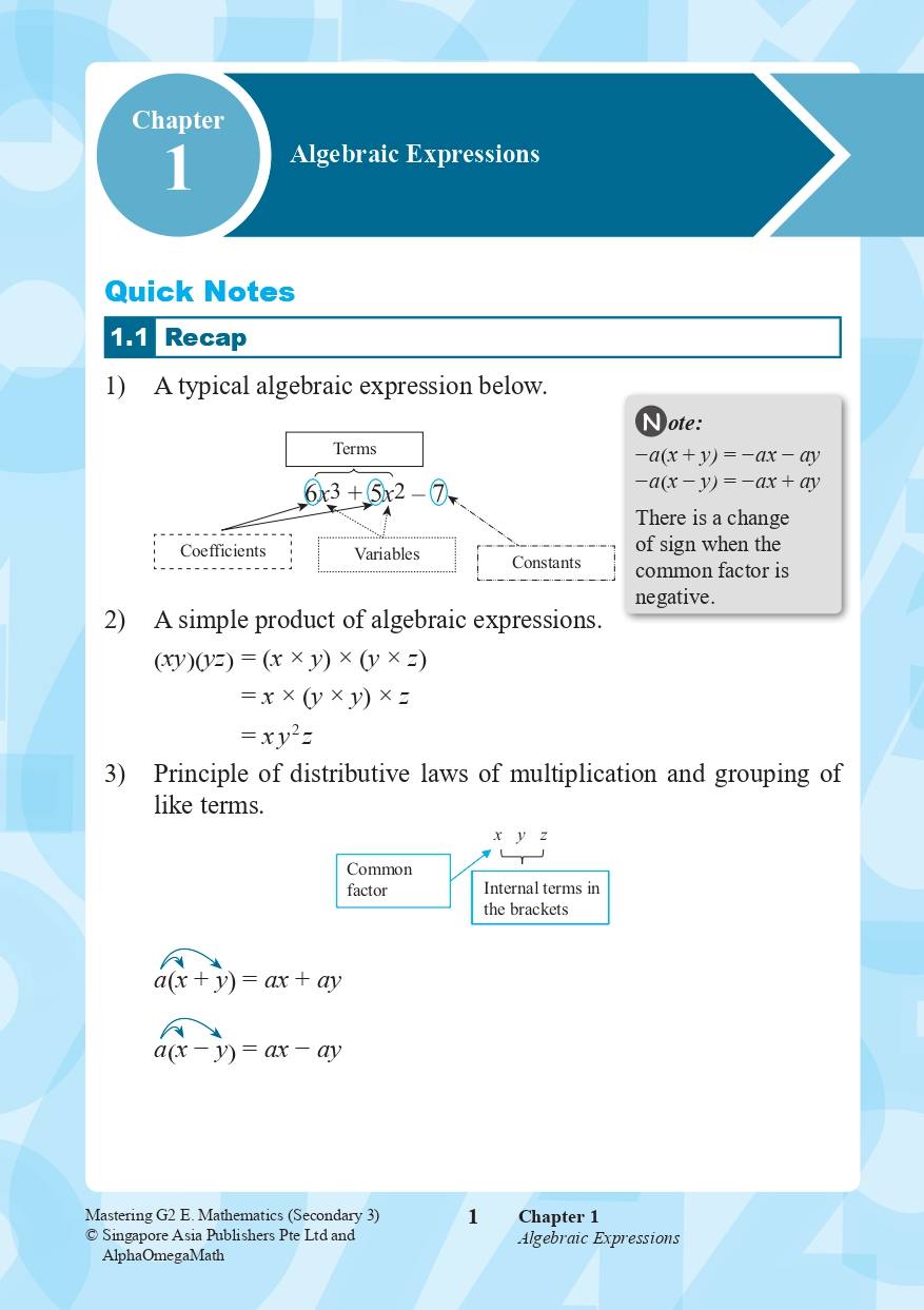 Mastering G2 ELEMENTARY MATHEMATICS Secondary 3