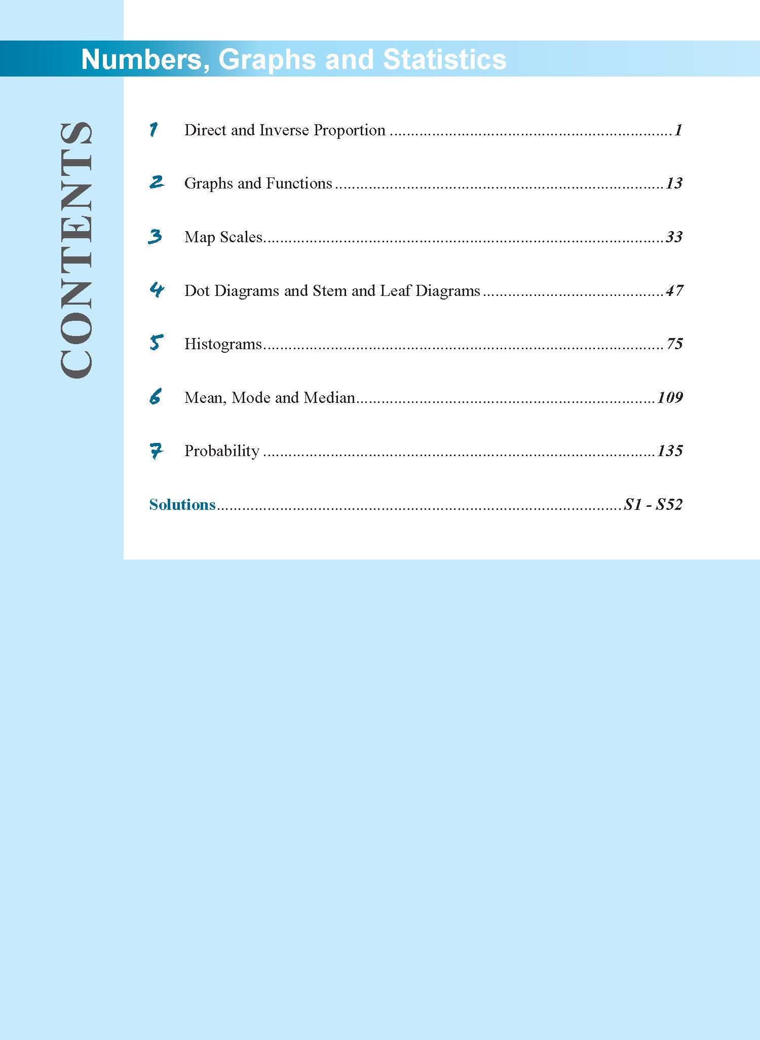 SECONDARY 2 [G3 and IP] Integrated Mathematics Numbers, Graphs & Statistics - 3rd Edition