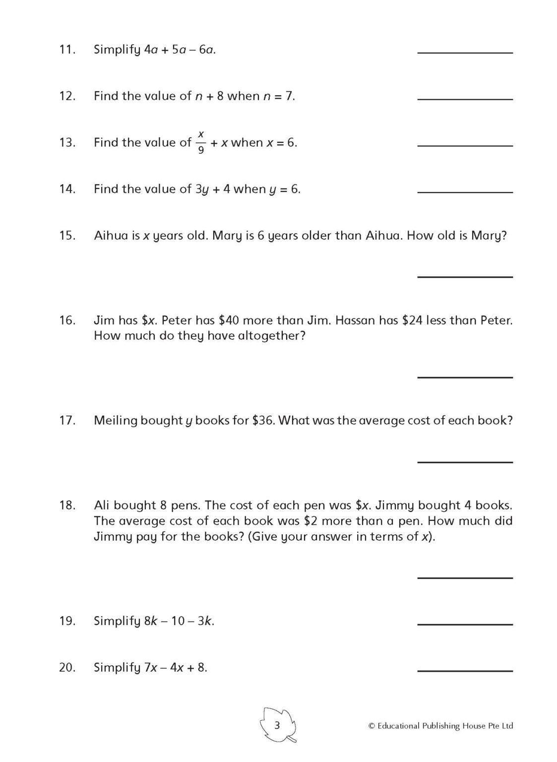 Primary 6 Maths Practice 1000+