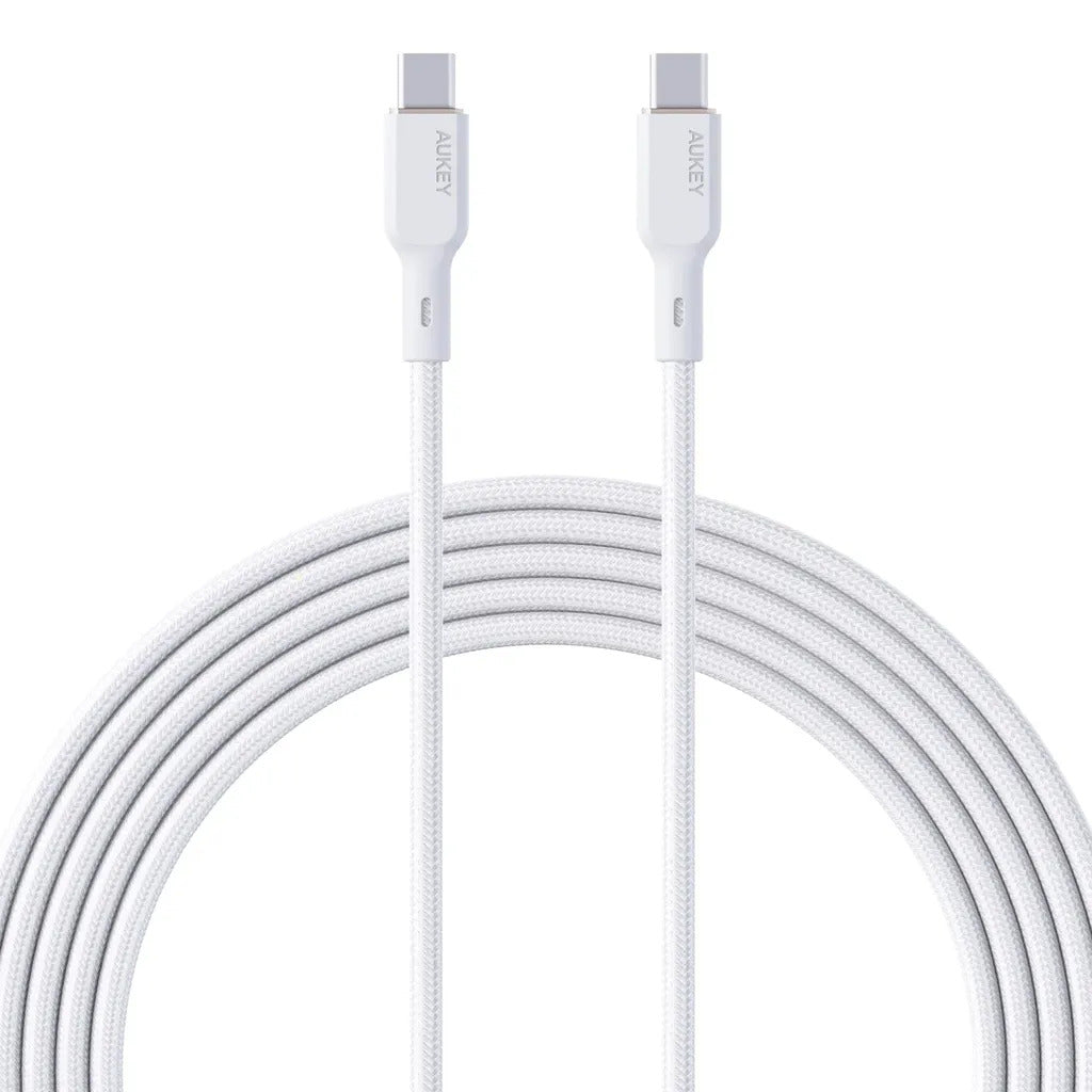 Aukey USB-C to C 100W Cable 1 metre - White