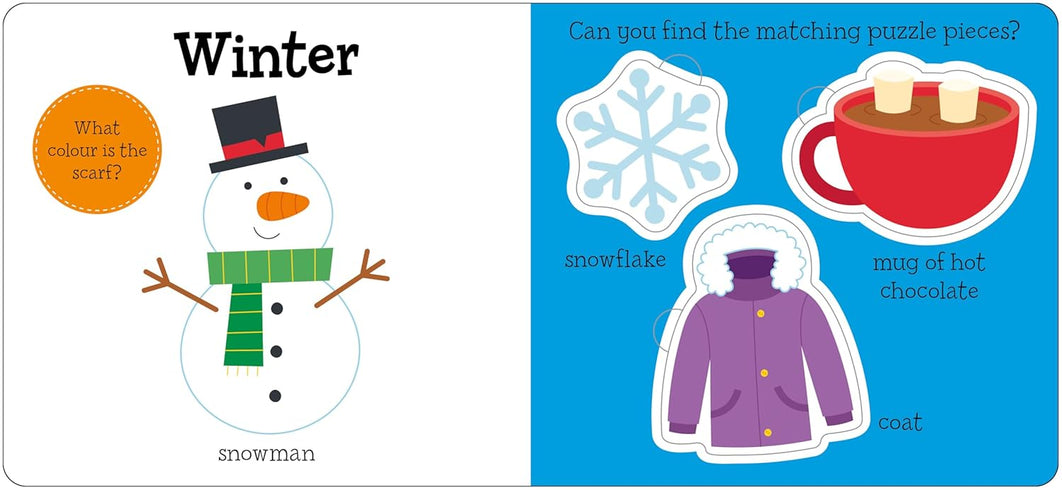 Little Baby Learns Seasons (Board Book)