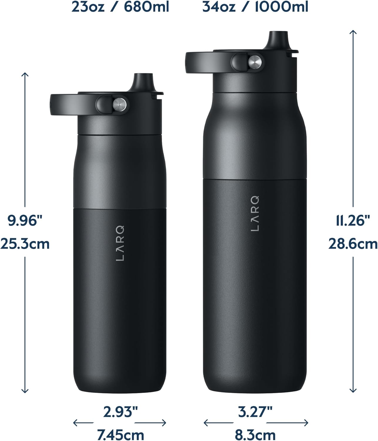 Bottle Larq Swig Top 680ml / 23oz - Obsidian Black