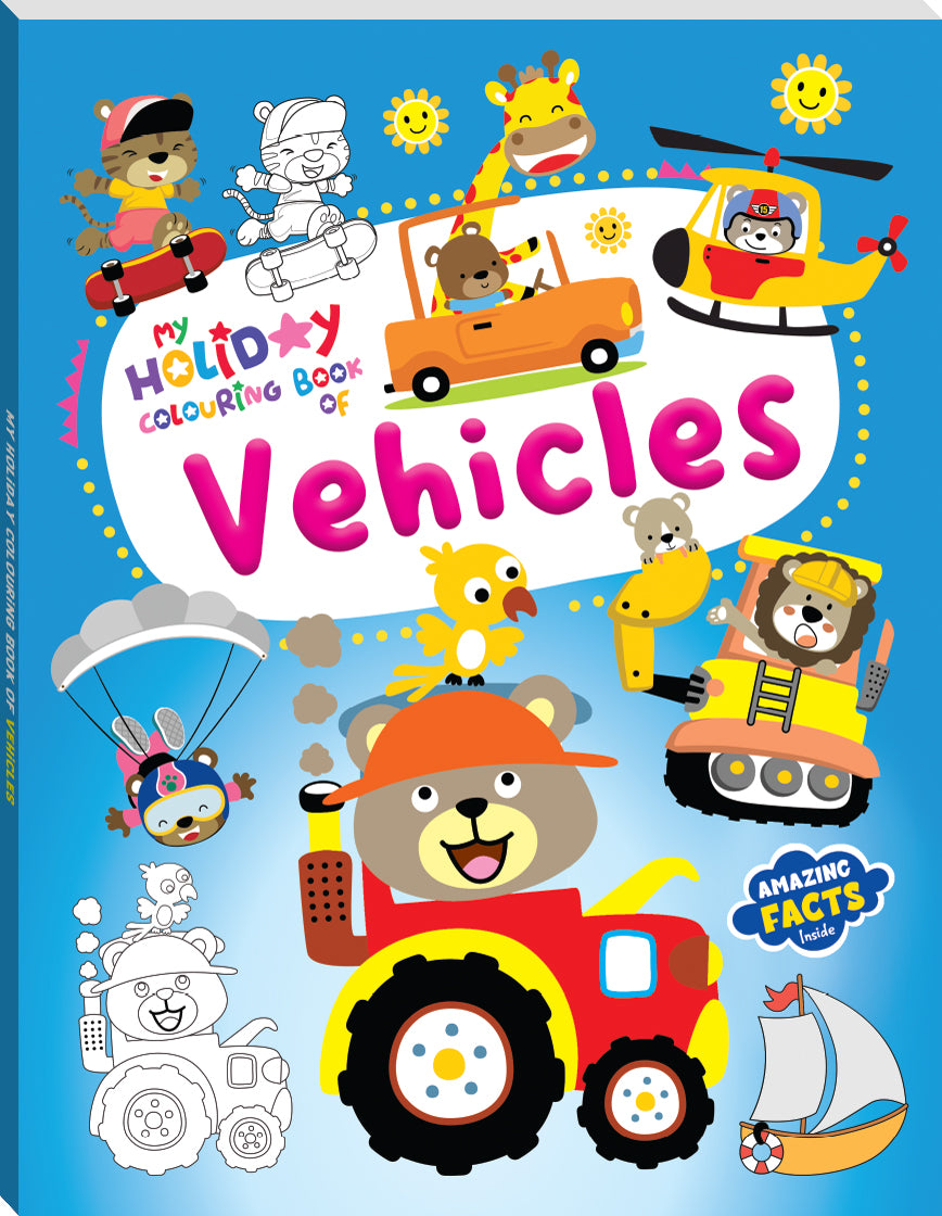 My Holiday Colouring Book Of Vehicles