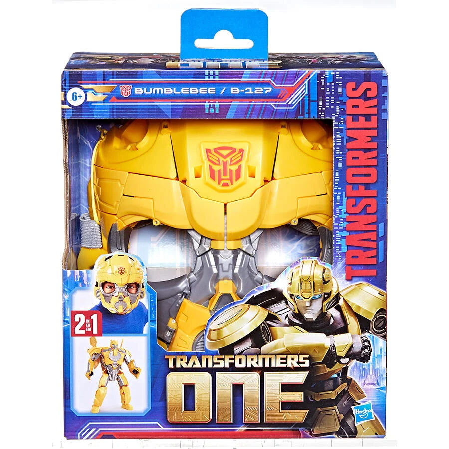HASBRO TRANSFORMERS ONE 2 IN 1 BUMBLEBEE B127 MASK ACTION FIGURE