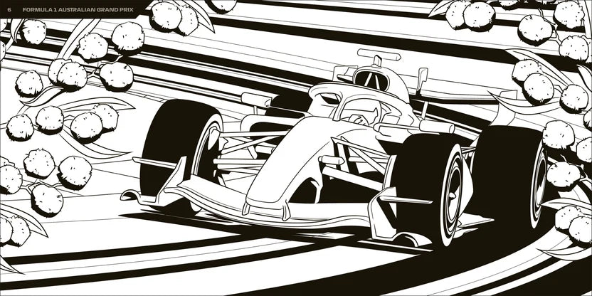 The Official F1 Colouring Book (Paperback)