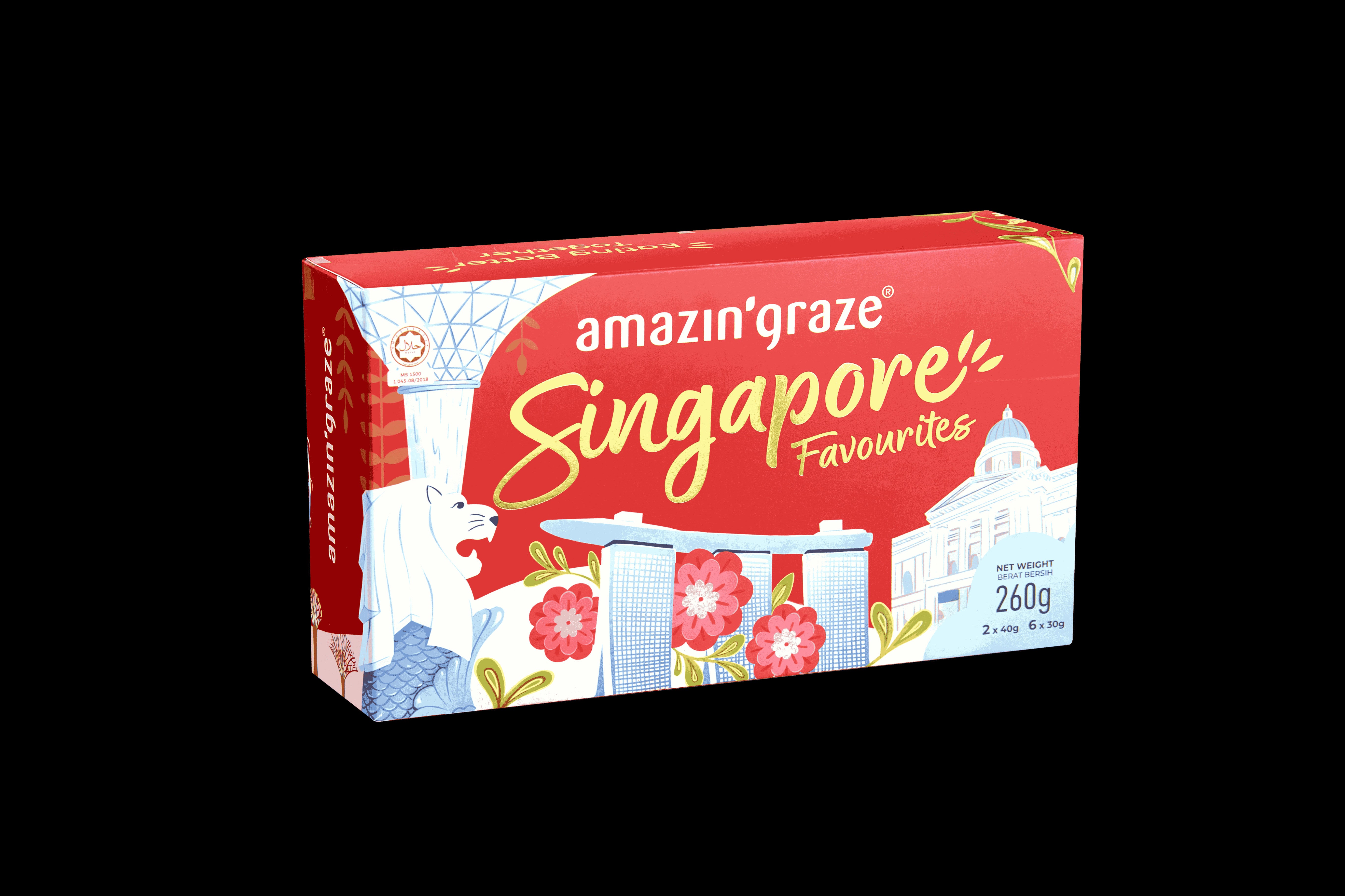 Amazin Graze Singapore Tourism Box 260g