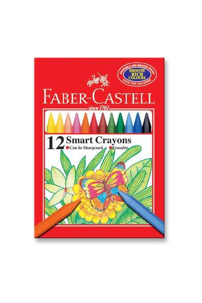 Faber-Castell Erasable Crayons, Pack of 12-122312