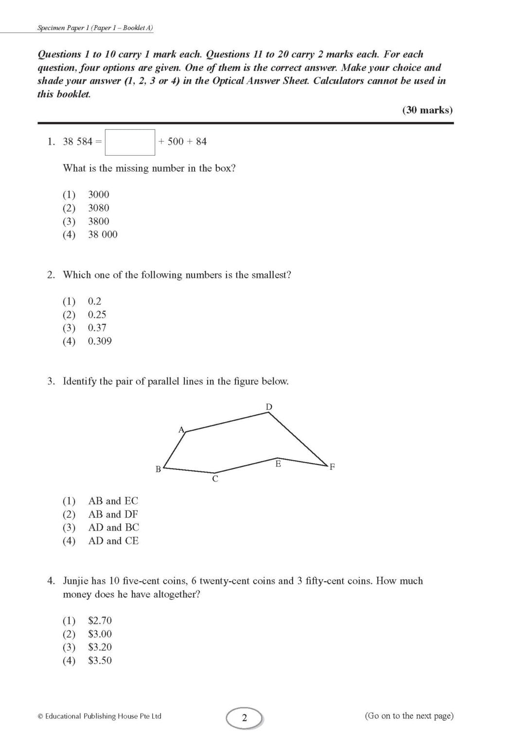 Preparing For Psle Foundation Maths