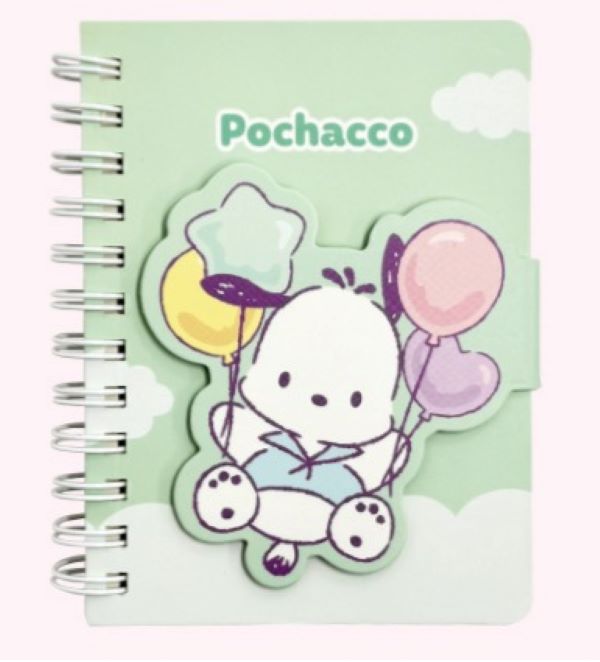 SANRIO POCHACCO A6 MAGNECTIC FLAP HANDY NOTEBOOK