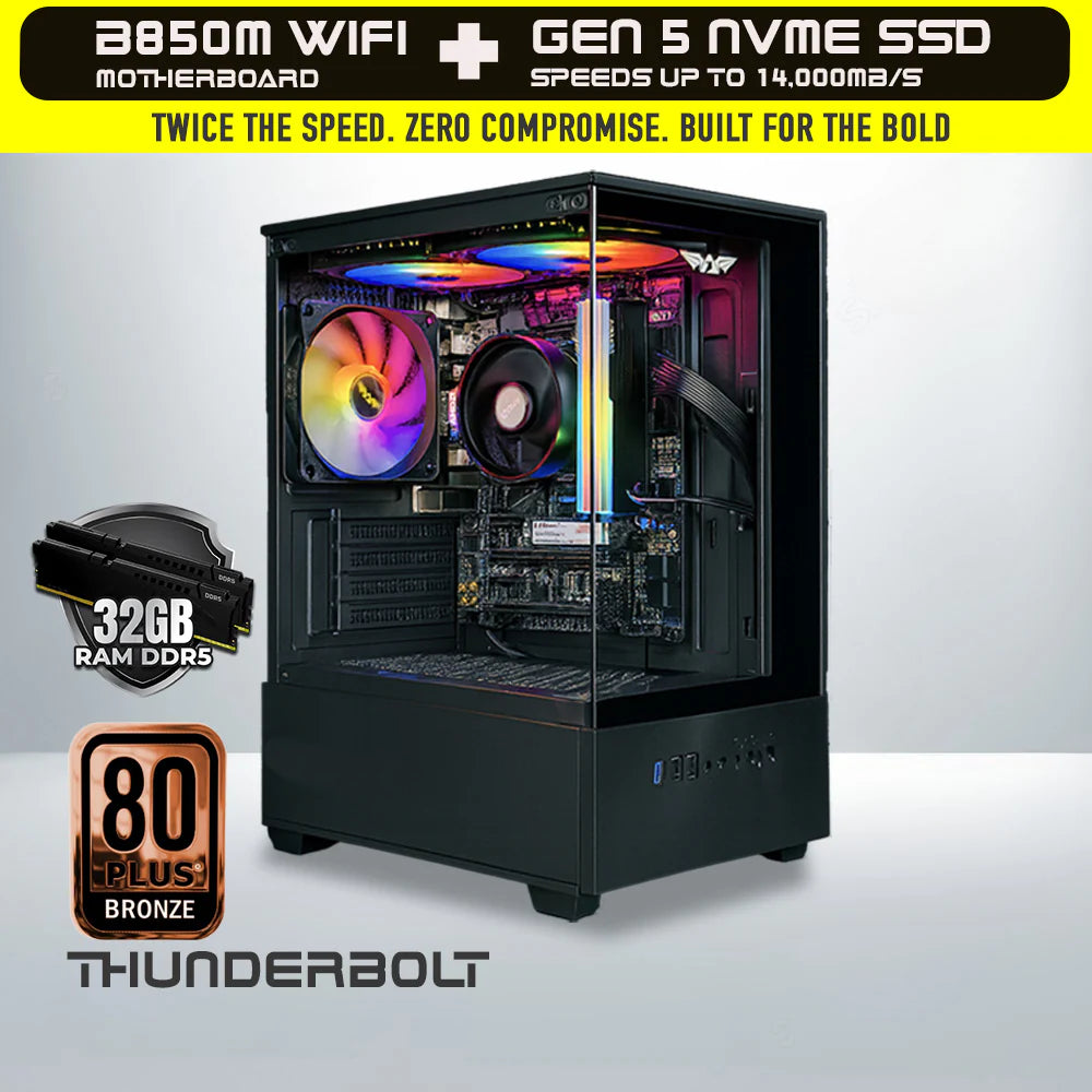 RYZEN 5 PRO 8500G High-Speed Home & Office PC