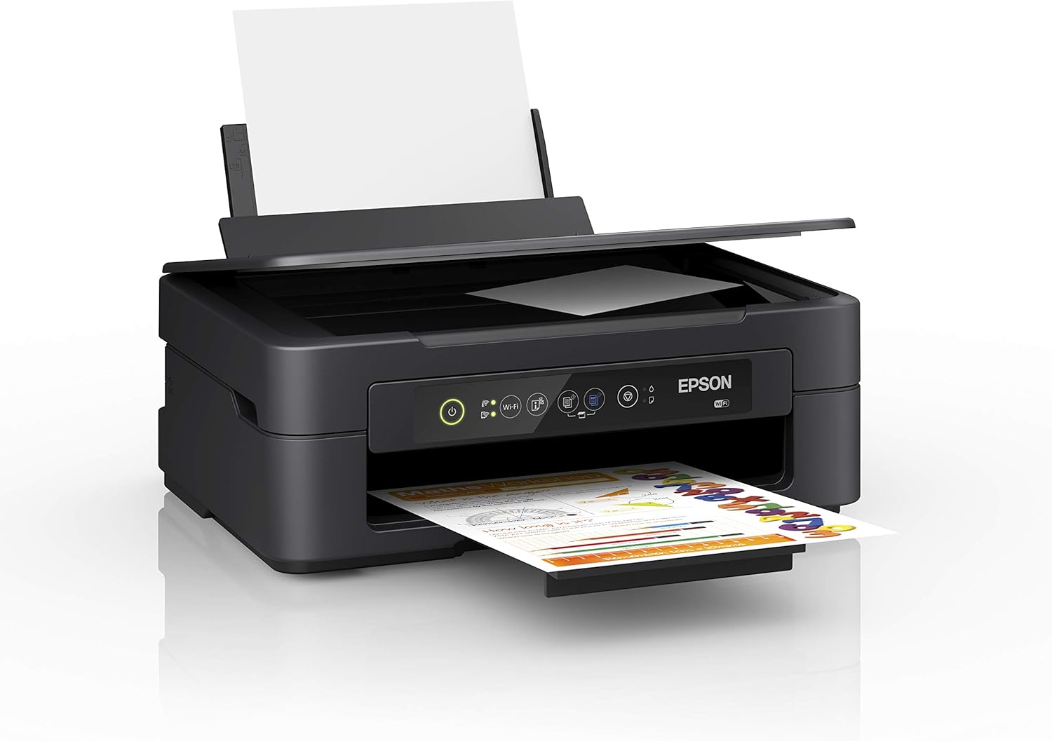 Epson Expression Home XP-2101 - A4 Wi-Fi All-in-One Inkjet Printer. Print, scan and copy, Wi-Fi & Wi-Fi Direct, Google™ Cloud Print and Mopria™, black