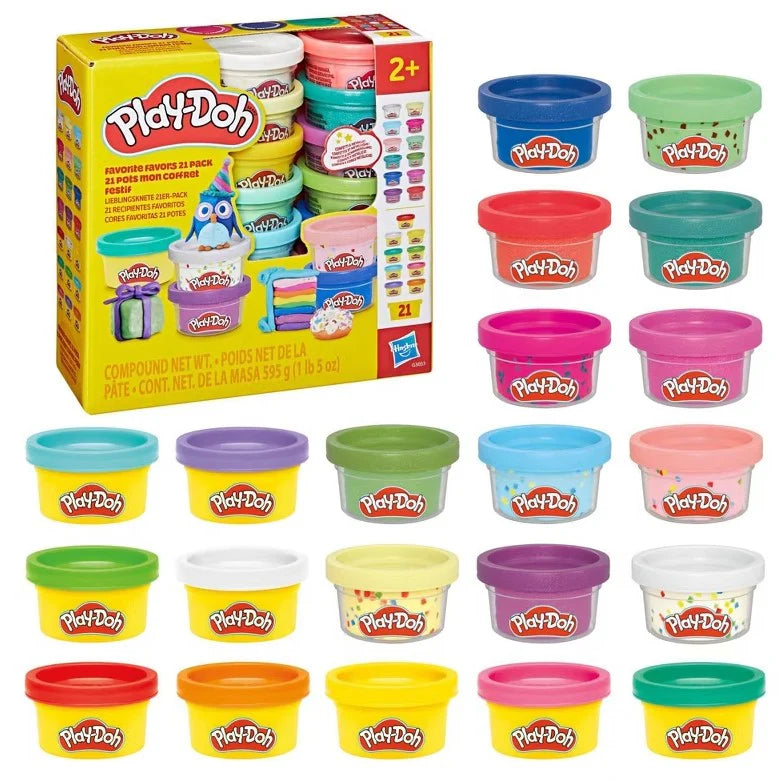HASBRO PLAYDOH FAVORITE FAVORS 21 PACK