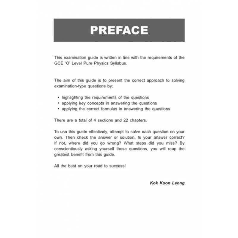 O Level Pure Physics Questions & Answers