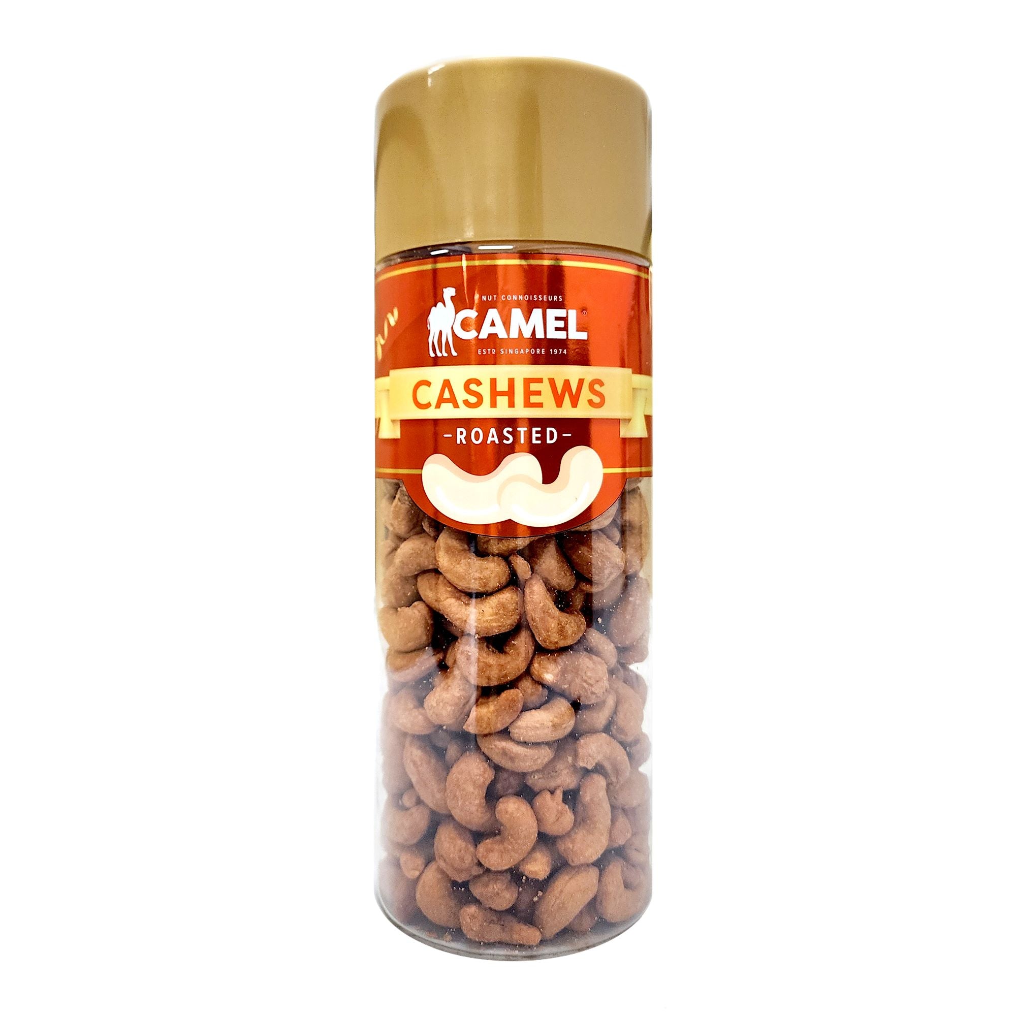 CAMEL ROASTED CASHEWS BOTTLE 550G
