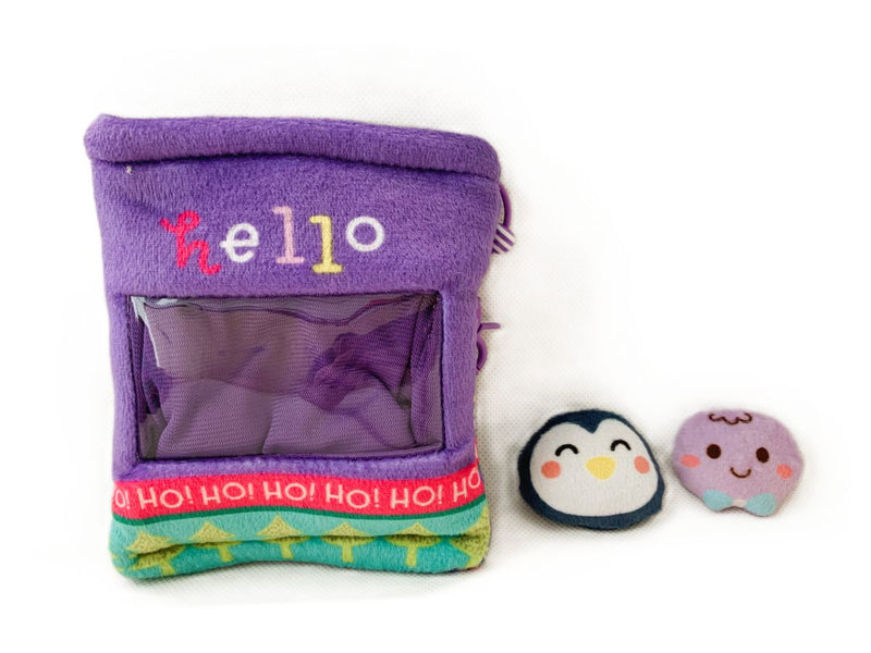  Plush Zip Bag With 2 Dolls Hello H063