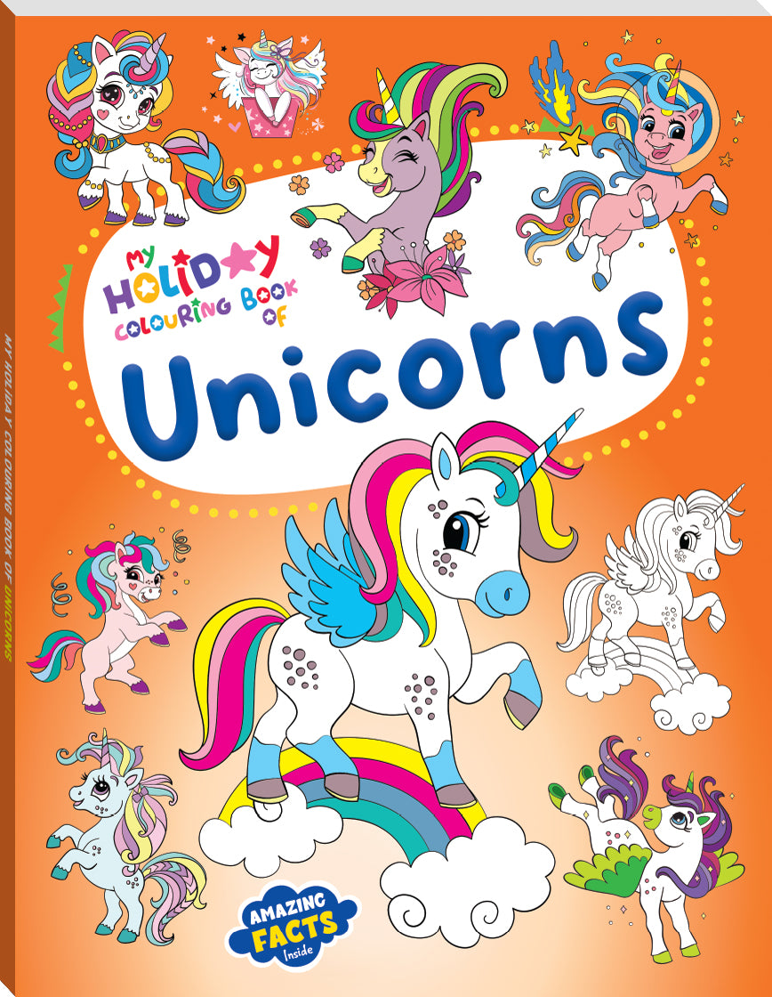 My Holiday Colouring Book Of Unicorns