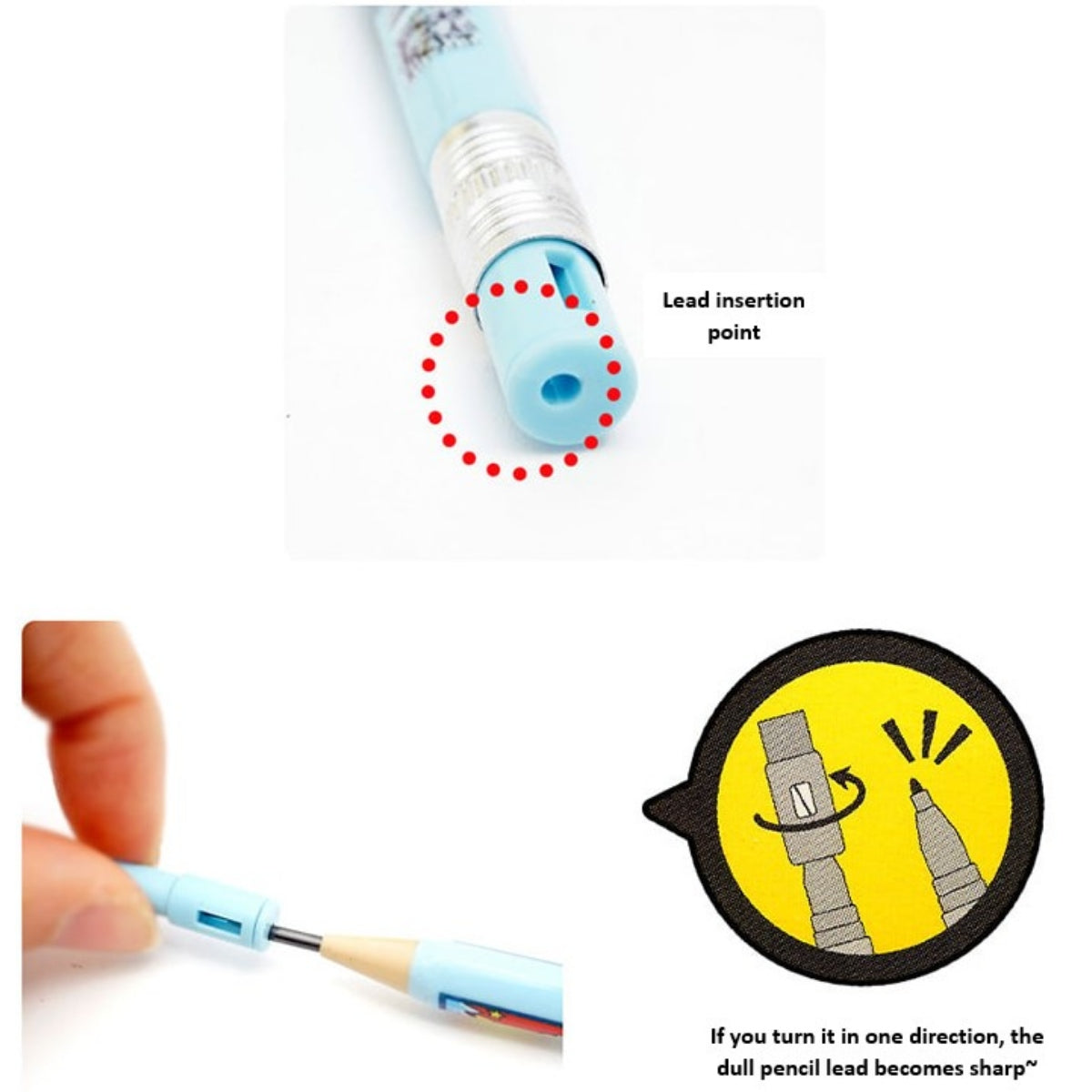 Pokémon Sharpener 2B Mechanical Pencil Set