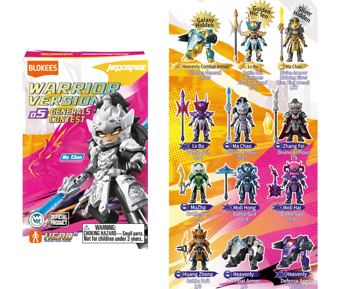 BLOKEES HEROSPIRE WARRIOR VERSION 05 GENERALS CONTEST BLIND BOX