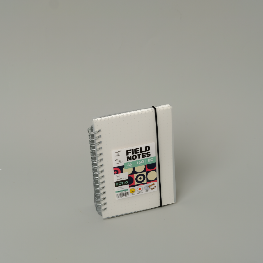 Hw Wire-o Pp Dot Notebook A6 80g 160pg