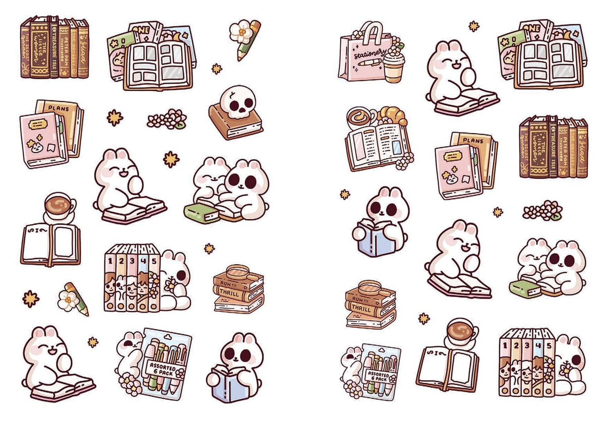 Cozy Books: A Cute 'n' Cozy Little Sticker Book: Over 200 stickers! (Paperback)