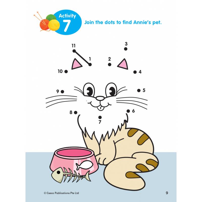 Preschool Develop Your Thinking Skills Book 1: Hand-Eye Coordination