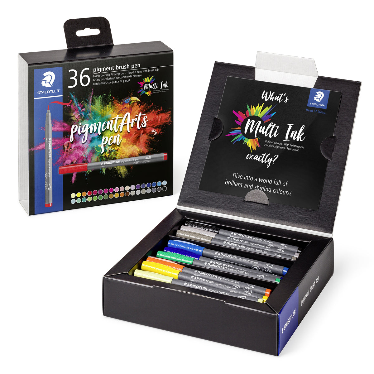 Staedtler Pigment Brush Pen 36's 371 C36