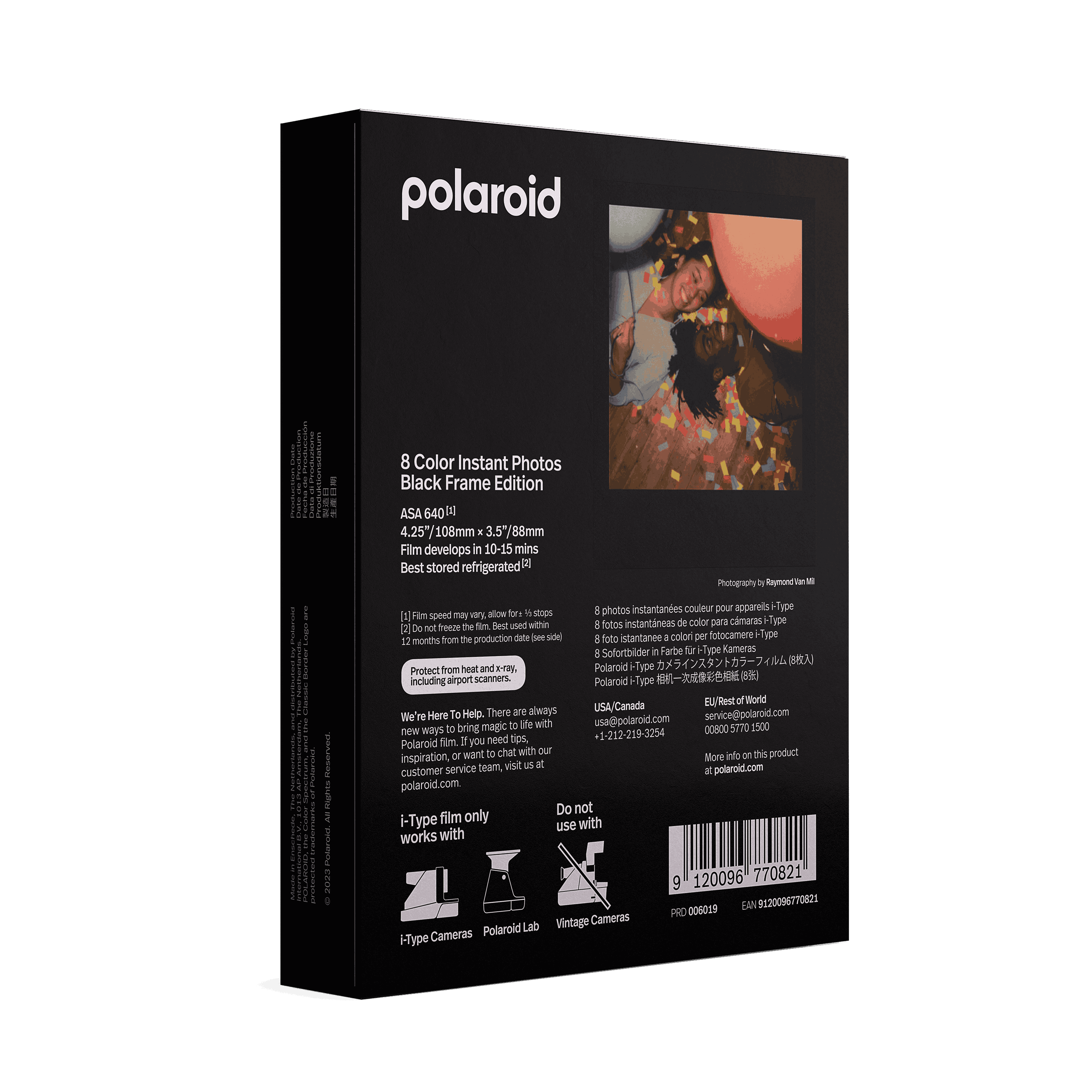 Polaroid Color film for i-Type – Black Frame Edition