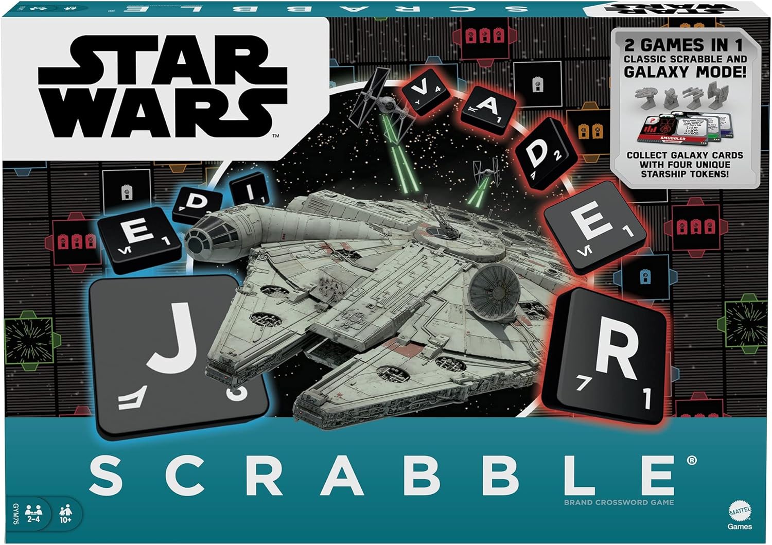 MATTEL SCRABBLE STAR WARS BOARD GAME