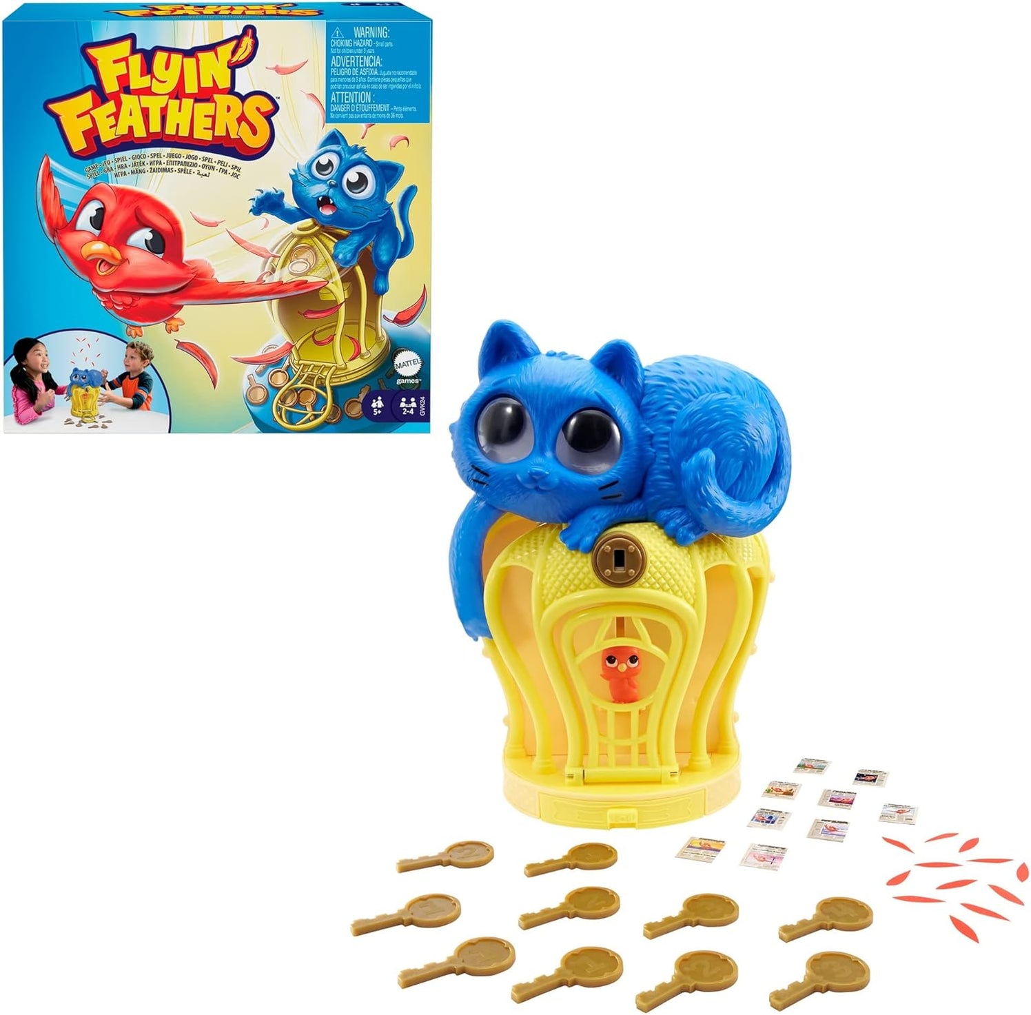 MATTEL FLYIN FEATHERS BOARD GAME