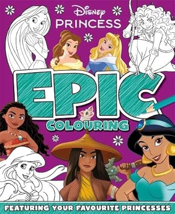 DISNEY PRINCESS: EPIC COLOURING