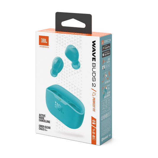 JBL Wave Buds 2 ANC Earbuds Blue